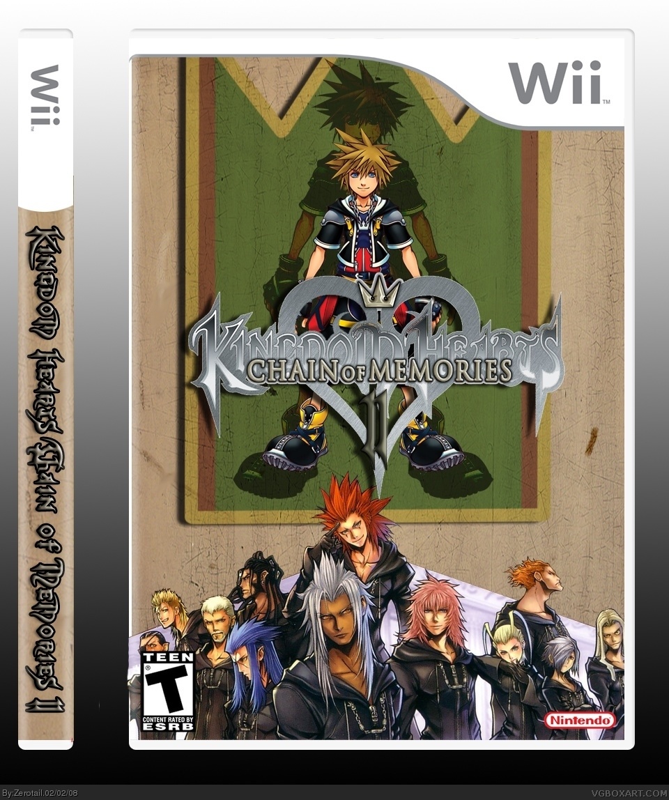 Kingdom Hearts: Chain of Memories II box cover