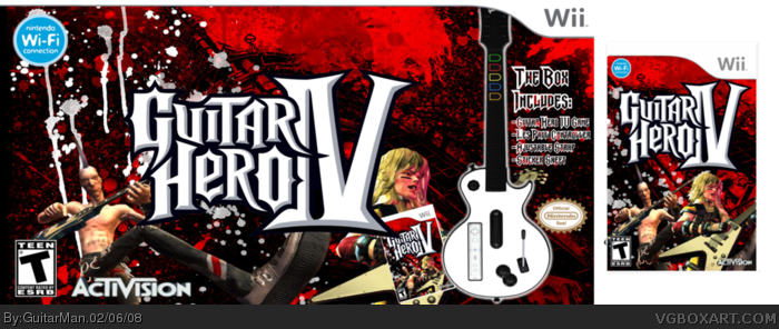 Guitar Hero IV box art cover