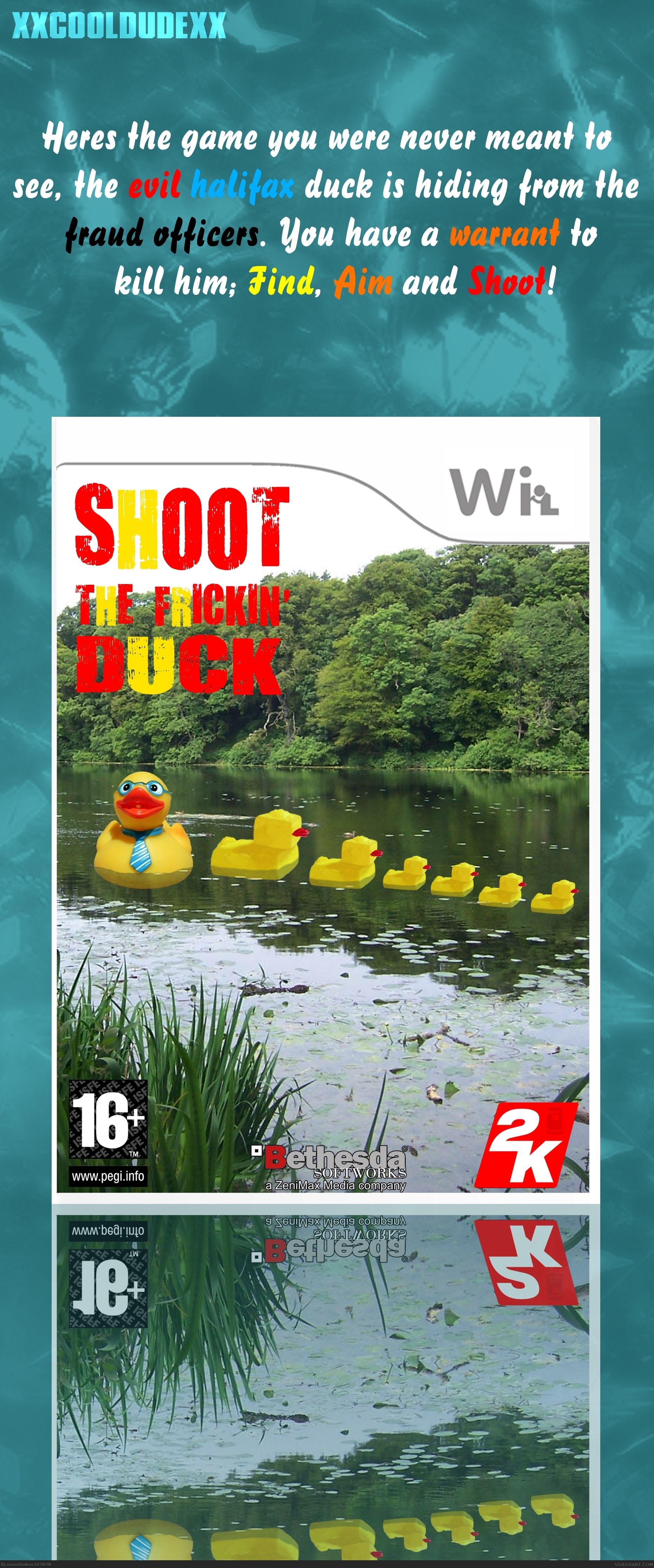 Shoot The Frickin' Duck! box cover