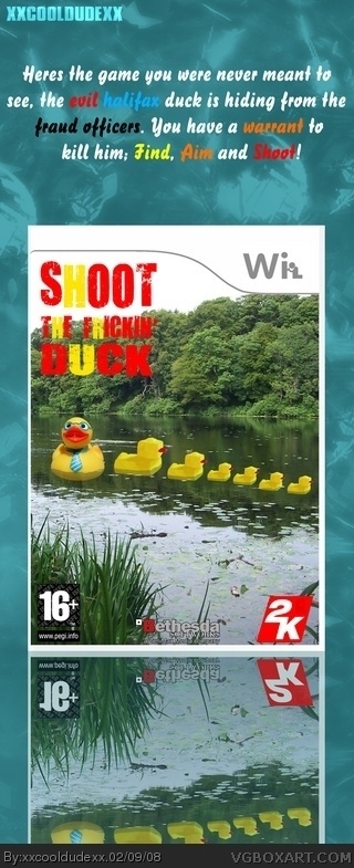 Shoot The Frickin' Duck! box art cover
