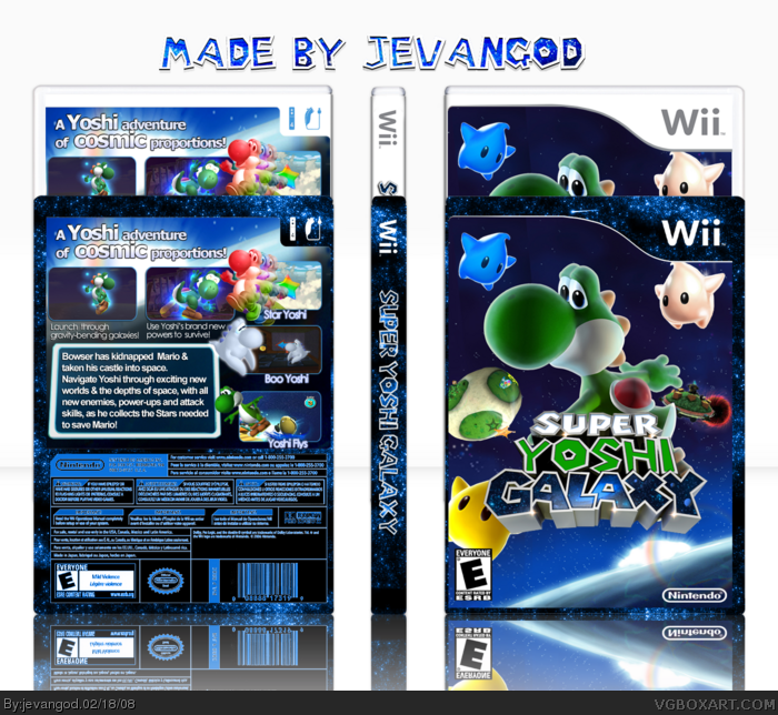 Super Yoshi Galaxy box art cover