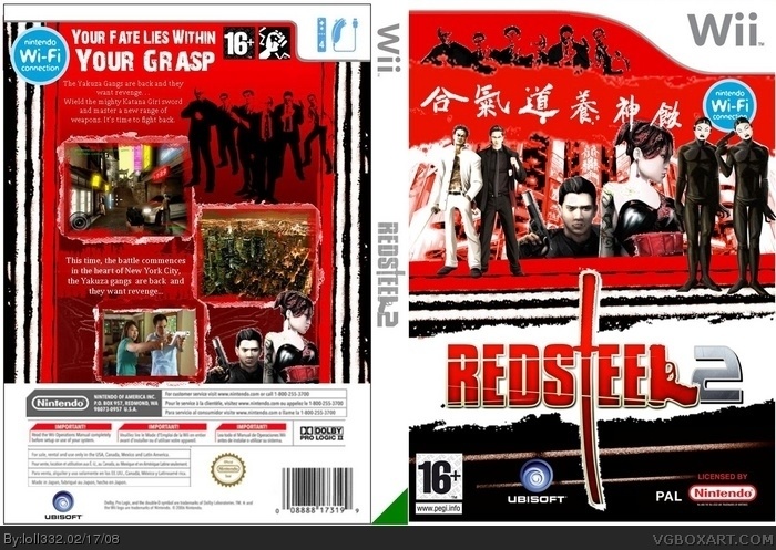 Red Steel 2 box art cover