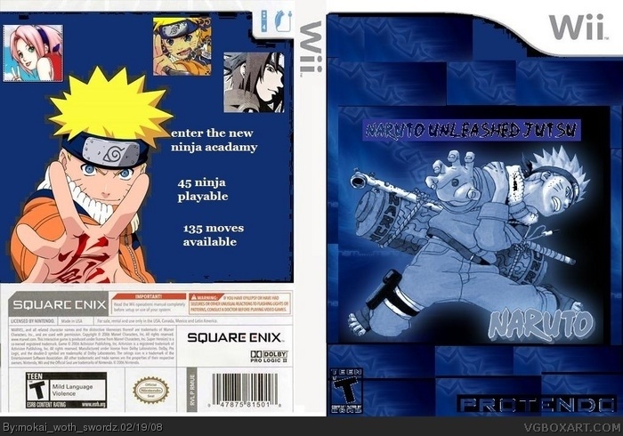 Naruto Unleashed Jutsu box art cover