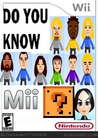 Do You Know Mii? box cover
