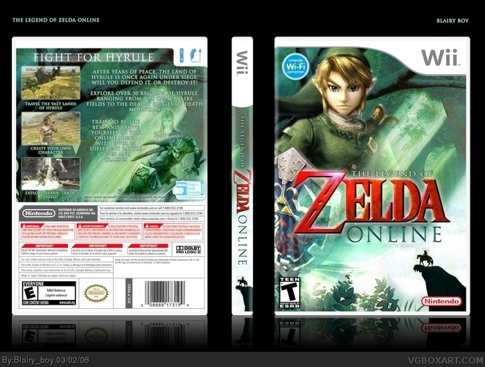 The Legend of Zelda Online box art cover