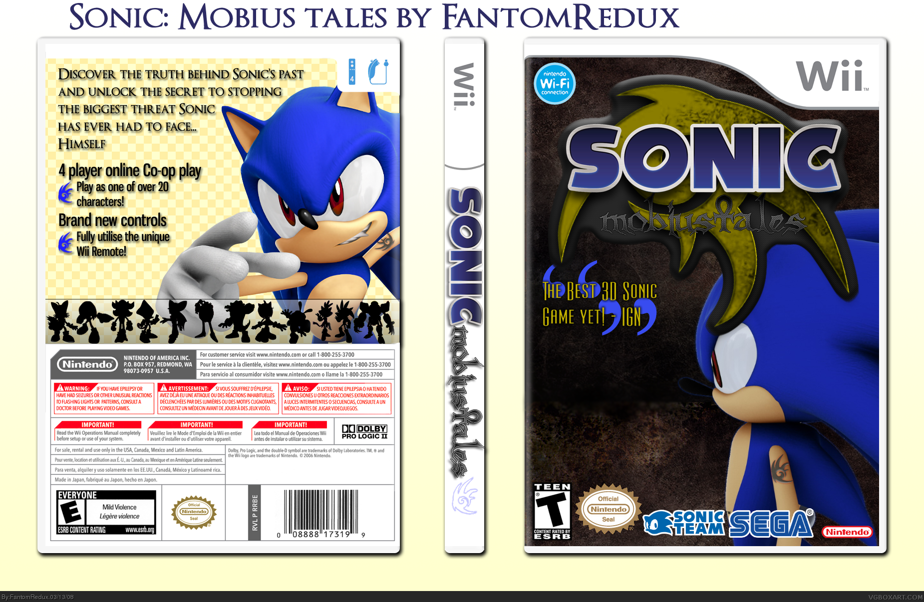 Sonic: Mobius Tales box cover