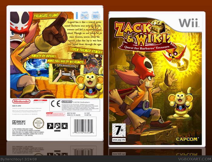 Zack & Wiki: Quest for Barbaros' Treasure (2007), Wii Game