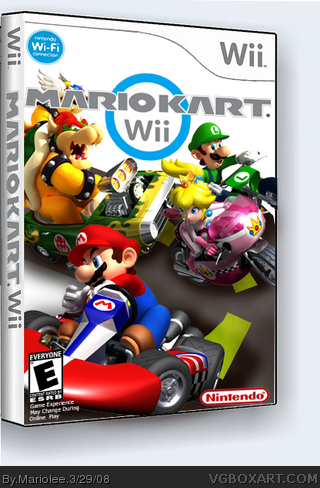 Mario Kart Wii Wii Box Art Cover by Mariolee