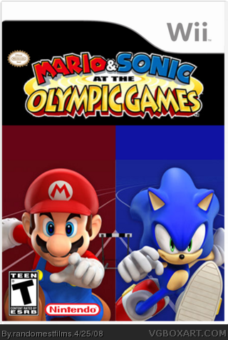Mario and Sonic At The Olypic Games box cover