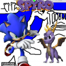 Sonic vs. Spyro Box Art Cover