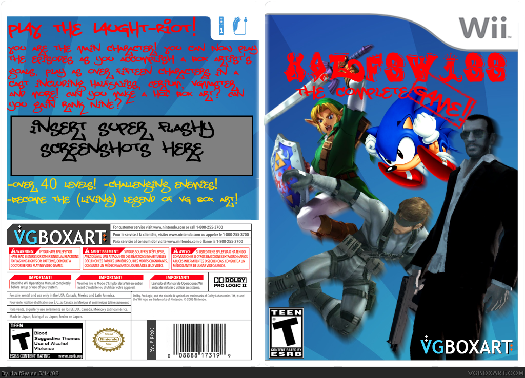 HalfSwiss: The Complete Game box cover