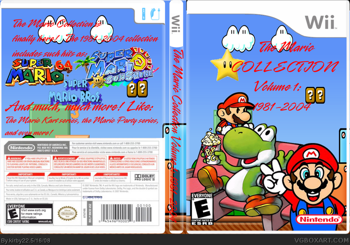 The Mario Collection Volume 1: 1981-2004 box art cover