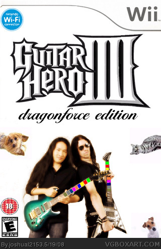 guitar hero 4 dragonforce edition box cover