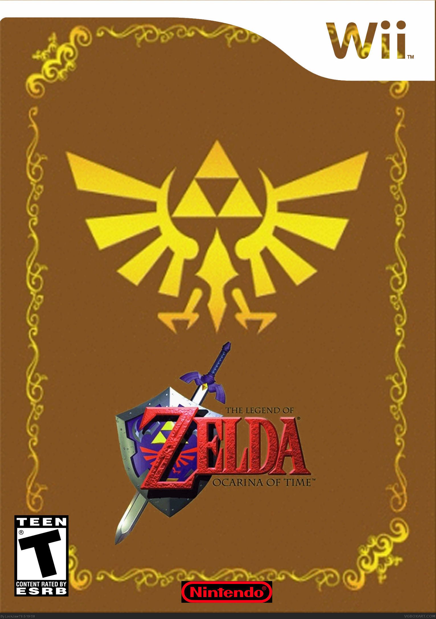 Zelda Ocarina Of Time Logo.