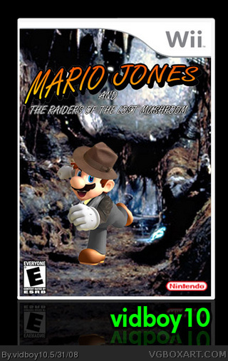 Mario Jones: The Raiders Of The Lost Mushroom box cover