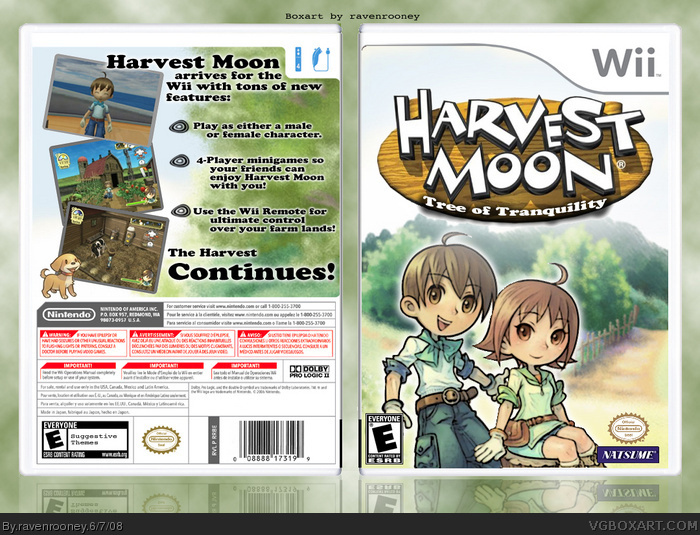 Harvest Moon: Tree of Tranquility box art cover