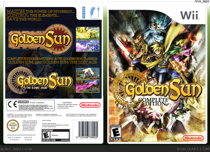 Golden Sun: Complete Edition box art cover