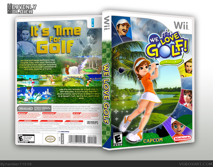 We Love Golf Wii Box Art Cover By Hsoldier