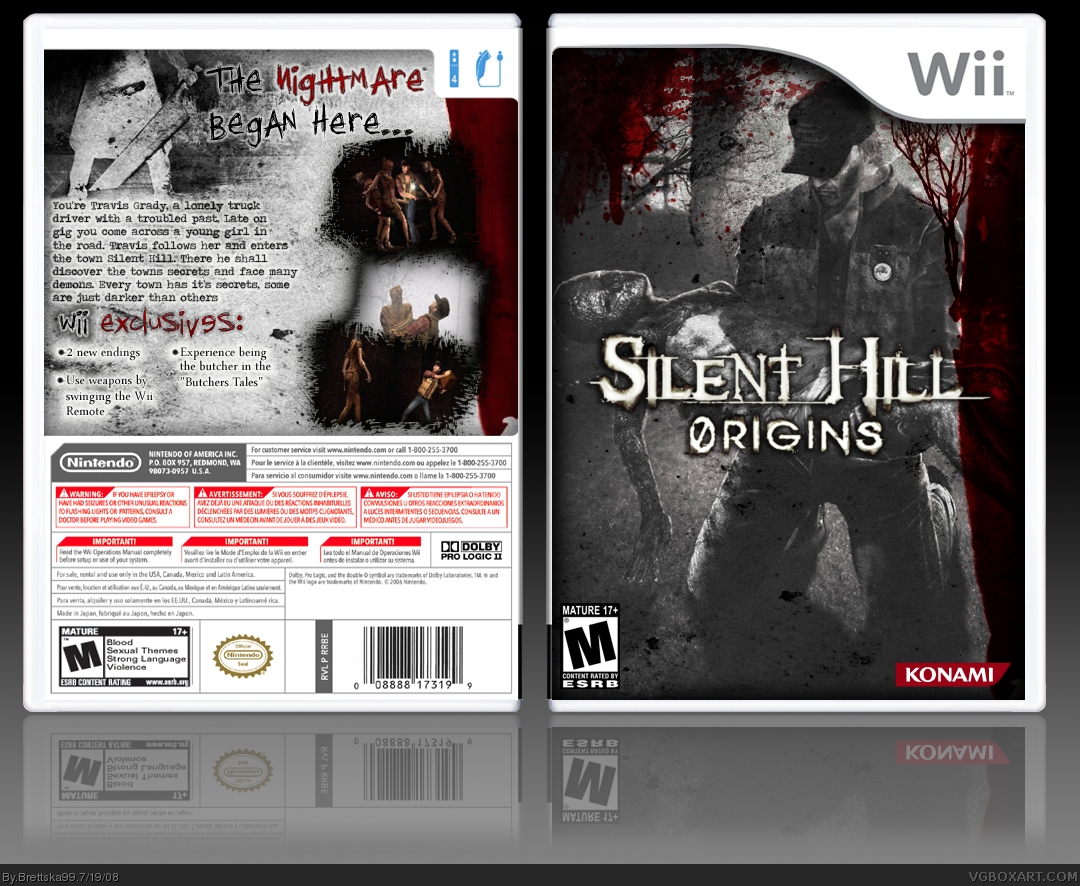 Silent Hill Origins box cover