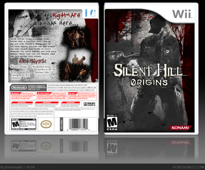 Silent Hill Origins box art cover