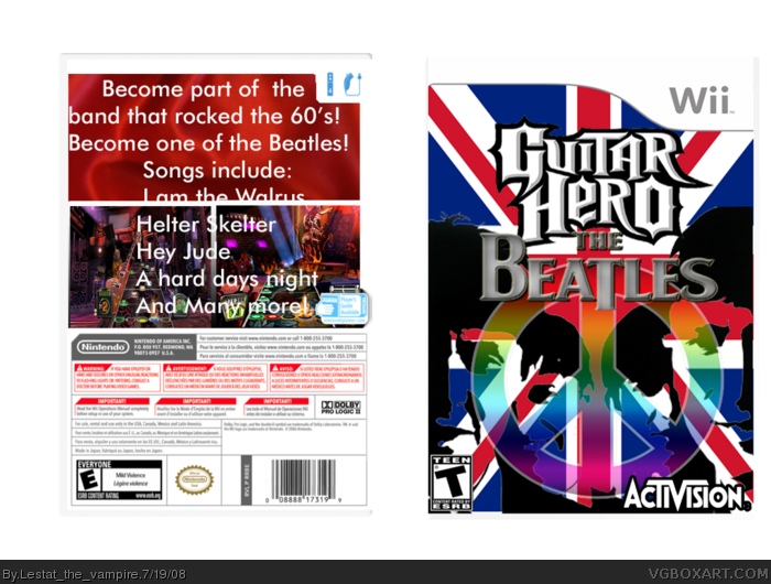 Guitar Hero: The Beatles box art cover