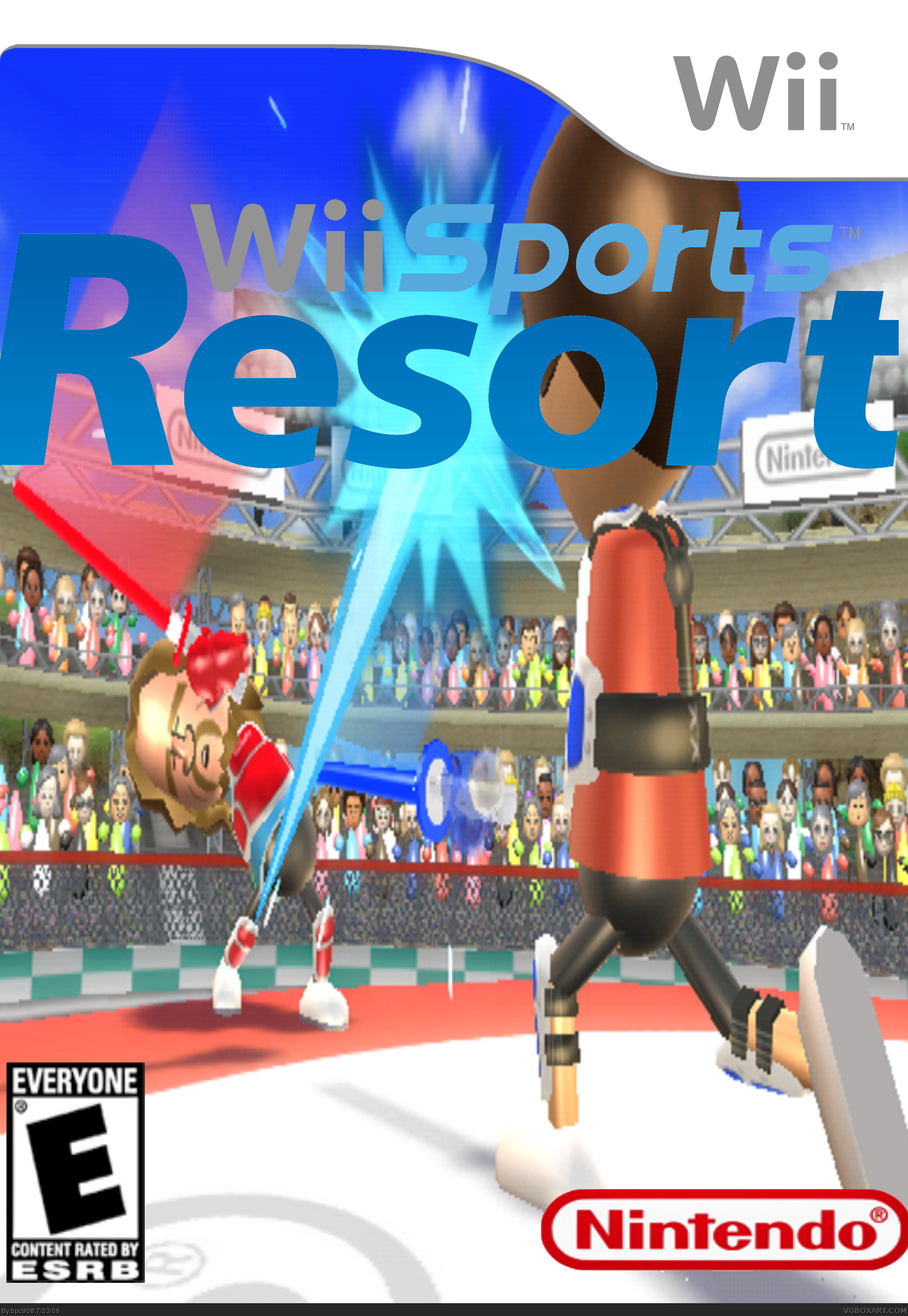 Wii Sports Resort box cover