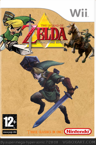 The Legand of Zelda:Collecters Edition box cover
