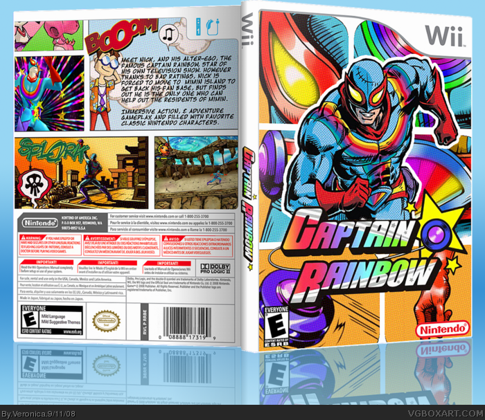 Captain Rainbow box art cover