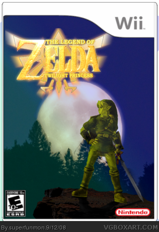 The Legend of Zelda:Twilight Princess gold edition box cover