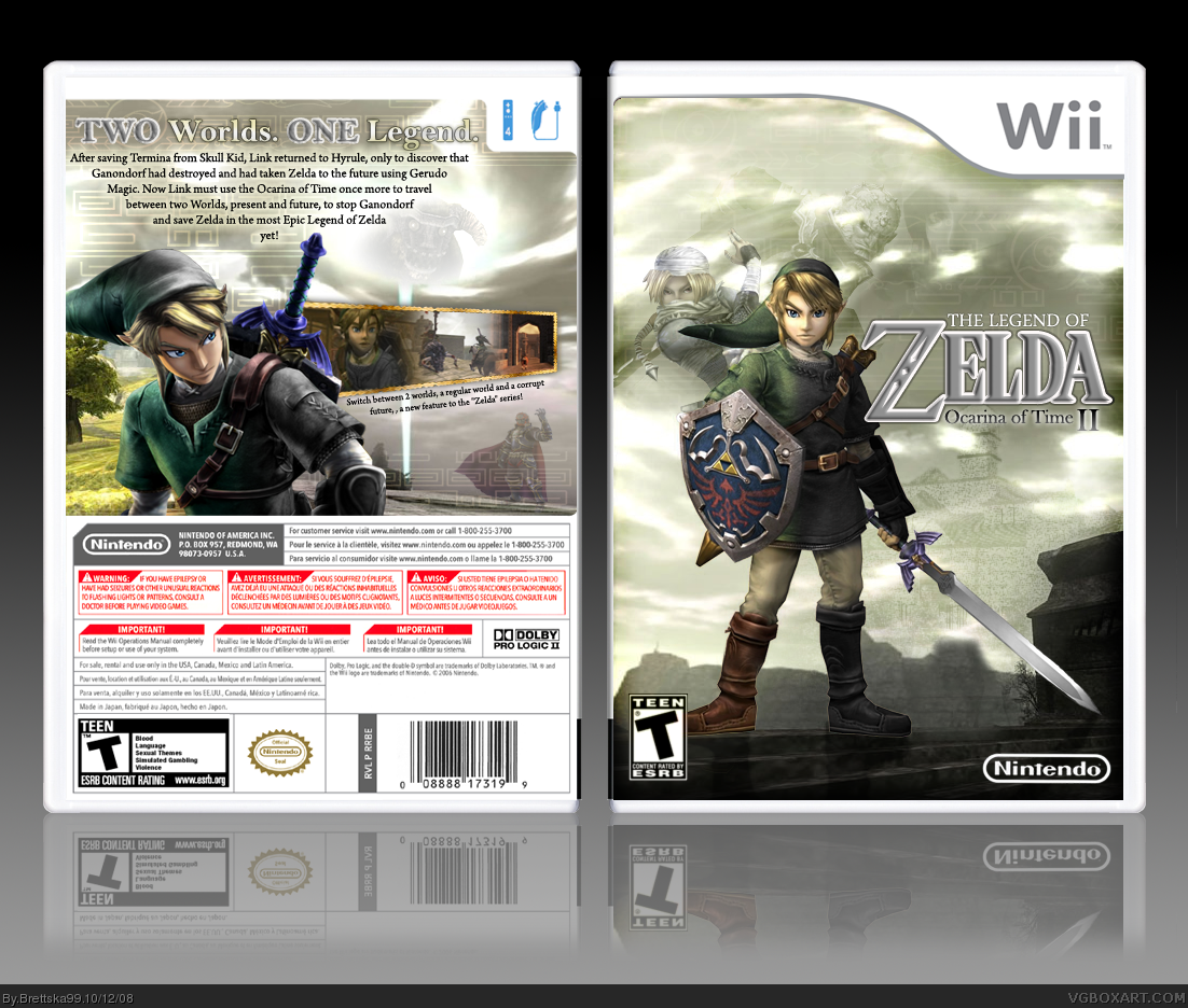 The Legend of Zelda: Ocarina of Time II box cover