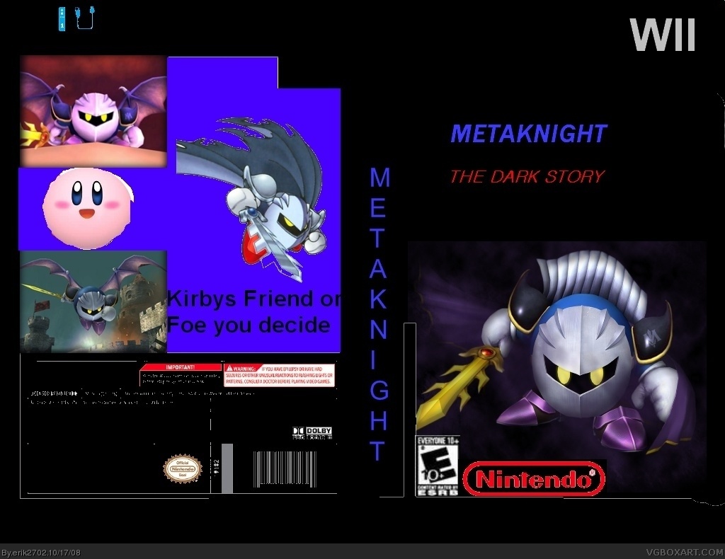 Meta Knight the dark Story box cover