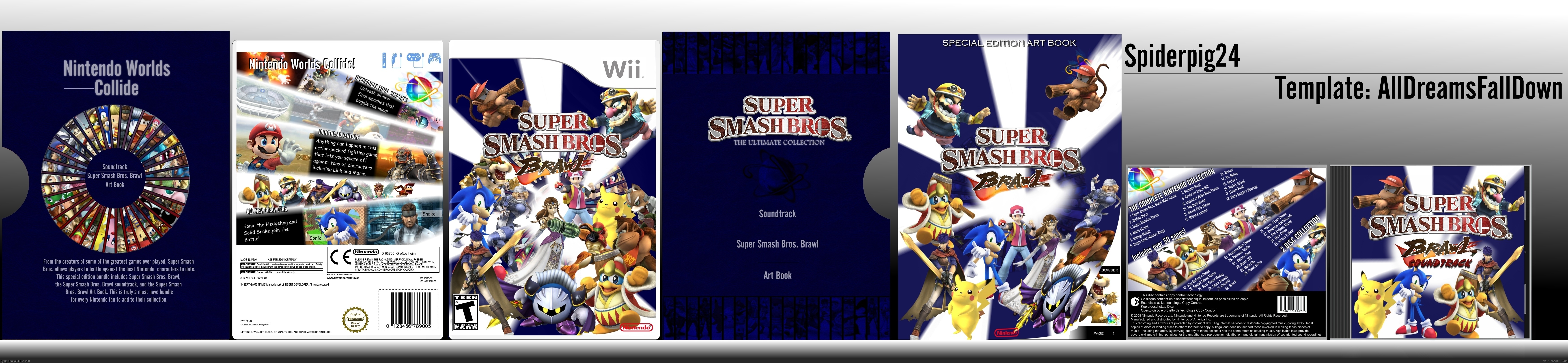 Super Smash Bros. Brawl: The Ultimate Collection box cover