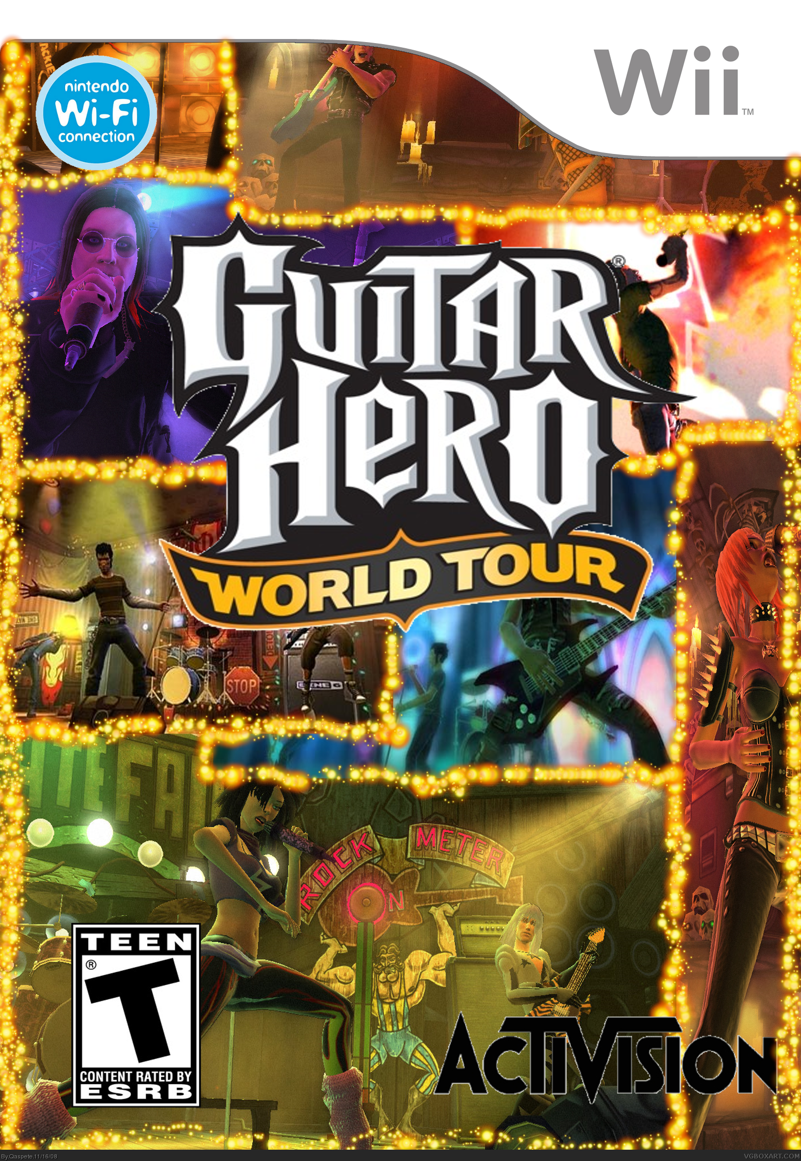 guitar hero world tour guitar designer