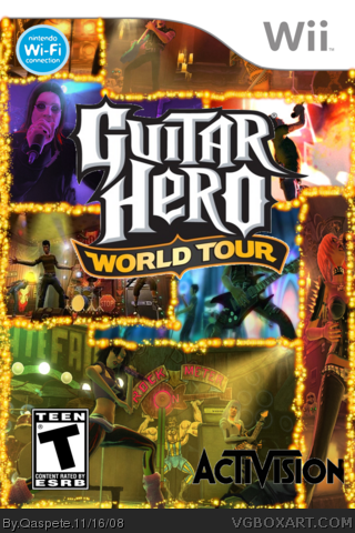 wii guitar hero world tour guitar kit