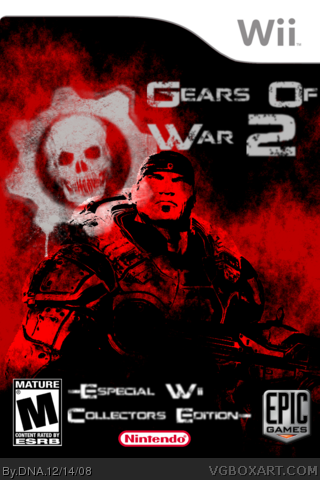 Gears Of War 2: Especial Wii Collectors Edition box art cover