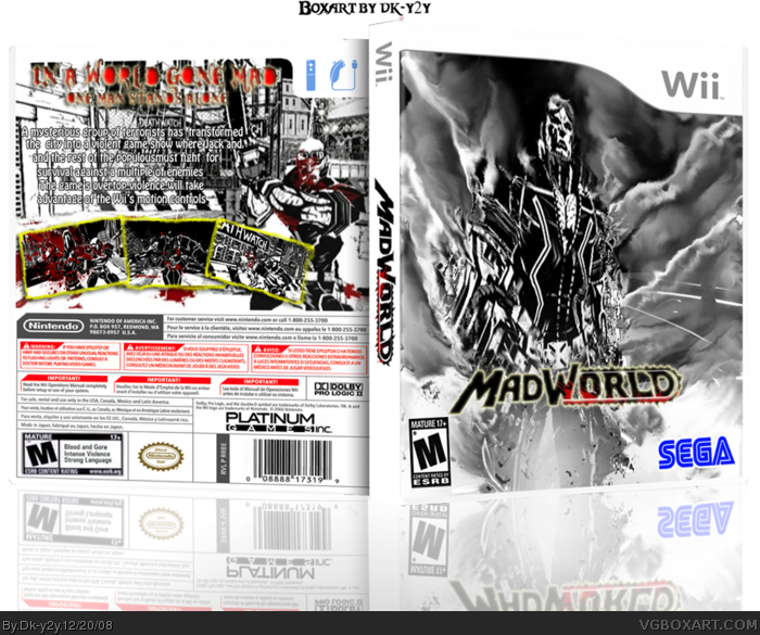 MadWorld box art cover