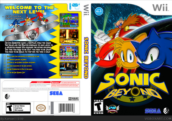 Sonic Beyond box art cover
