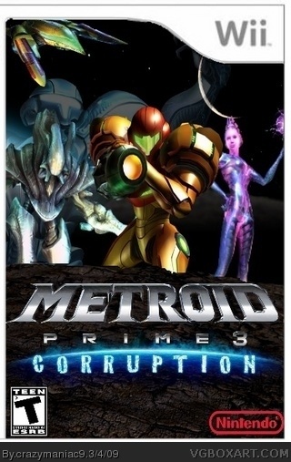 metroid prime 3 corruption box art
