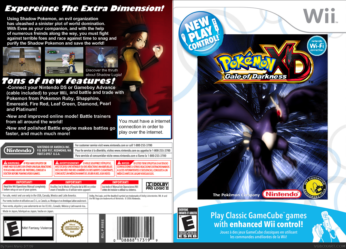 Pokemon XD: Gale of Darkness box cover