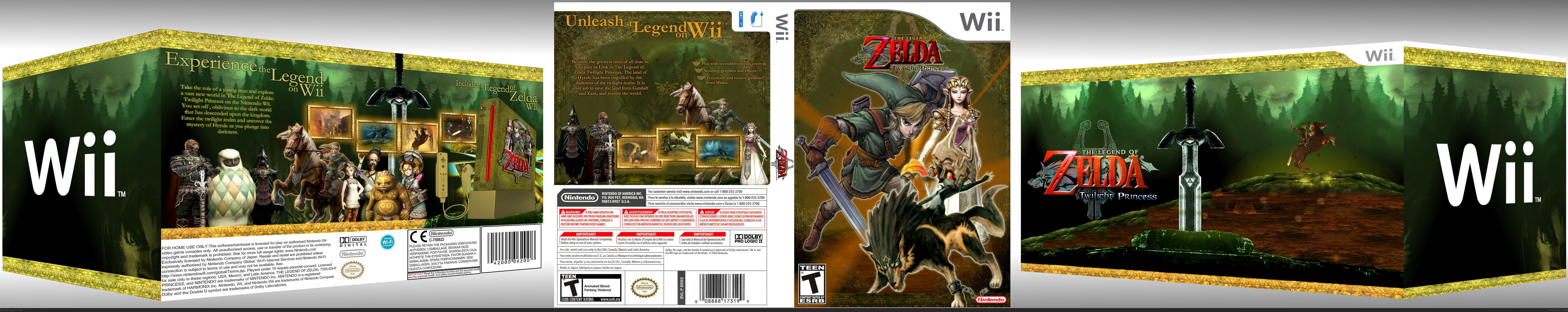 The Legend of Zelda Twilight Princess Bundle box cover