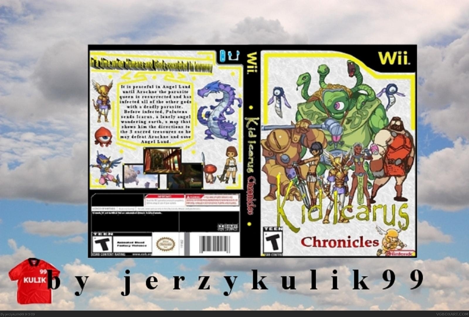 Kid Icarus: Chronicles box cover