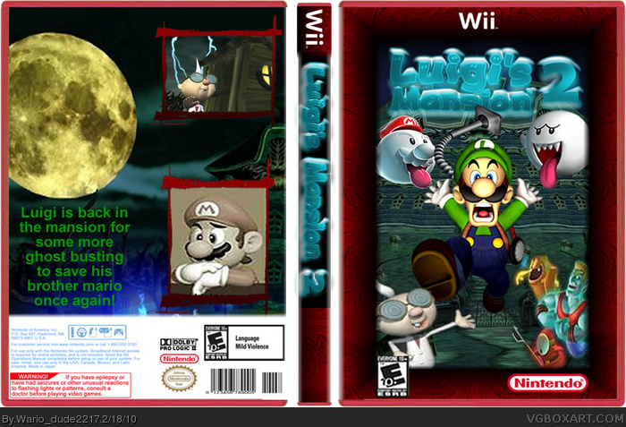 Luigi's Mansion 2 box art cover