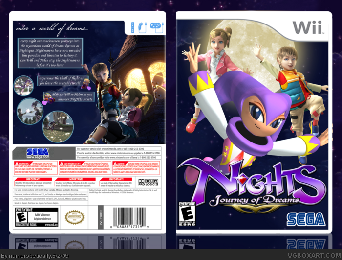 Nights: Journey Of Dreams box art cover