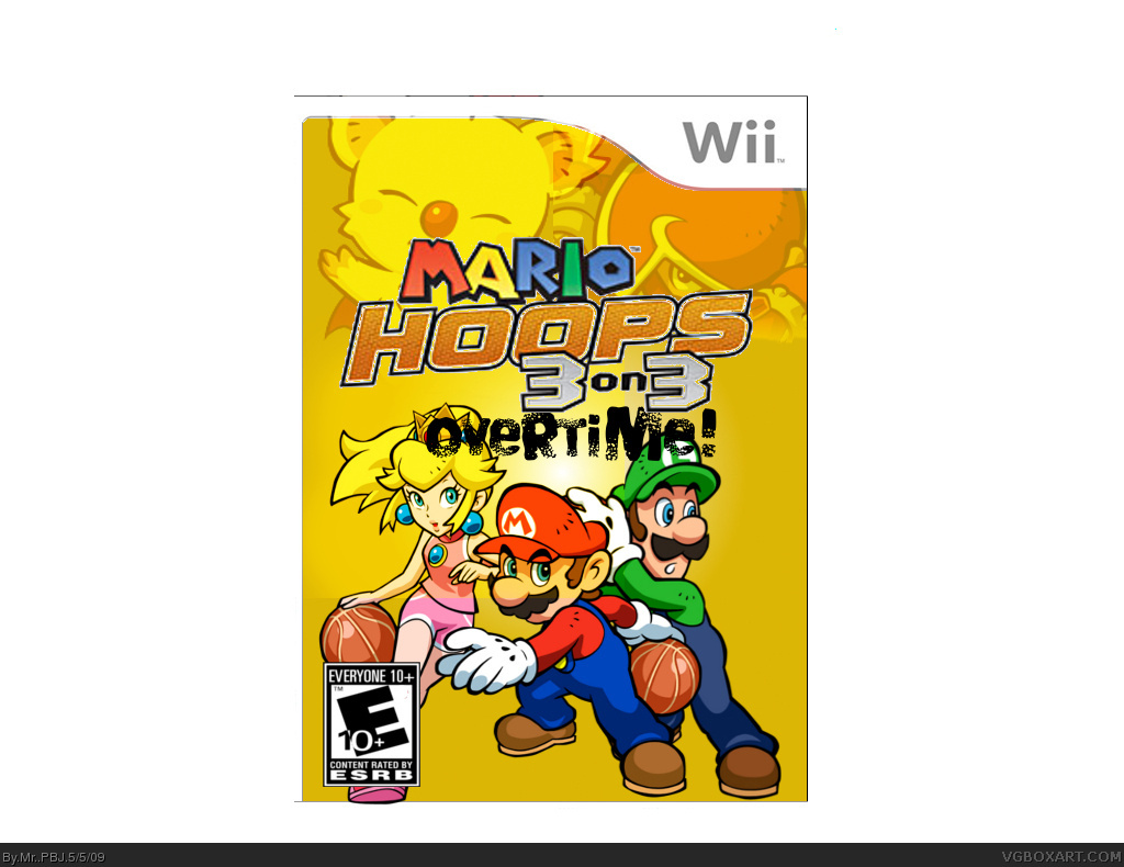 Mario Hoops 3 On 3: Overtime! box cover