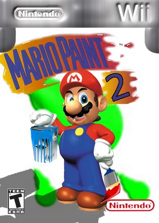 Mario Paint 2 Wii Box Art Cover by AvatarOfDeath