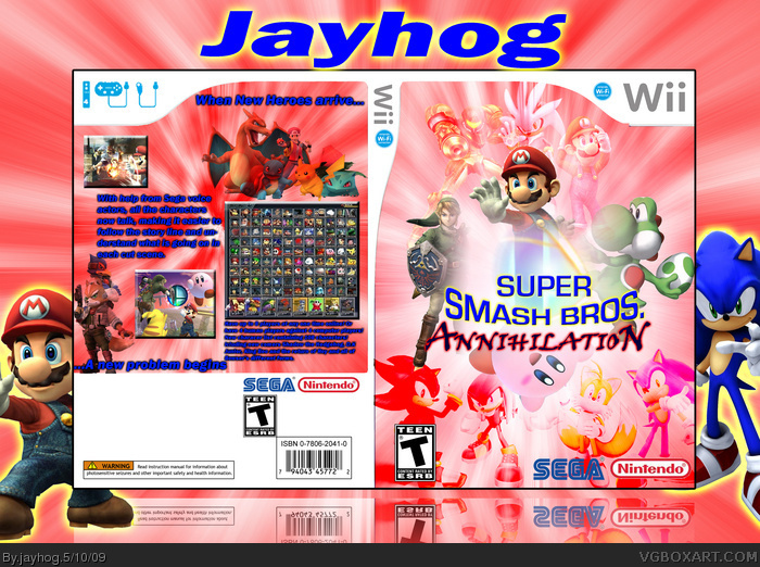 Super Smash Bros. Annihilation box art cover