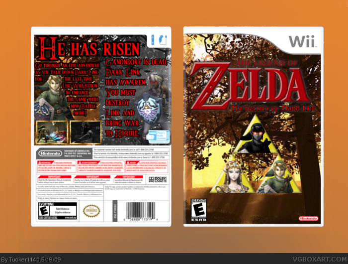 The Legend of Zelda: The Return of Dark Link box art cover