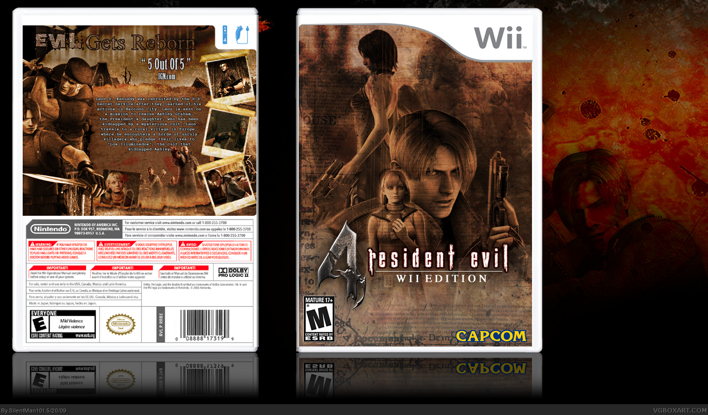 Resident evil 4 wii edition. Resident Evil 4 Box Art Wii. Re4 Wii Edition. Resident Evil Archives Wii обложка.