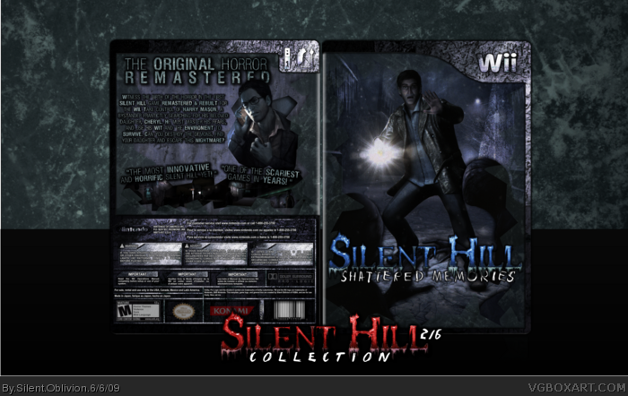 Silent Hill Shattered Memories Wii Box Art Cover By Silent Oblivion