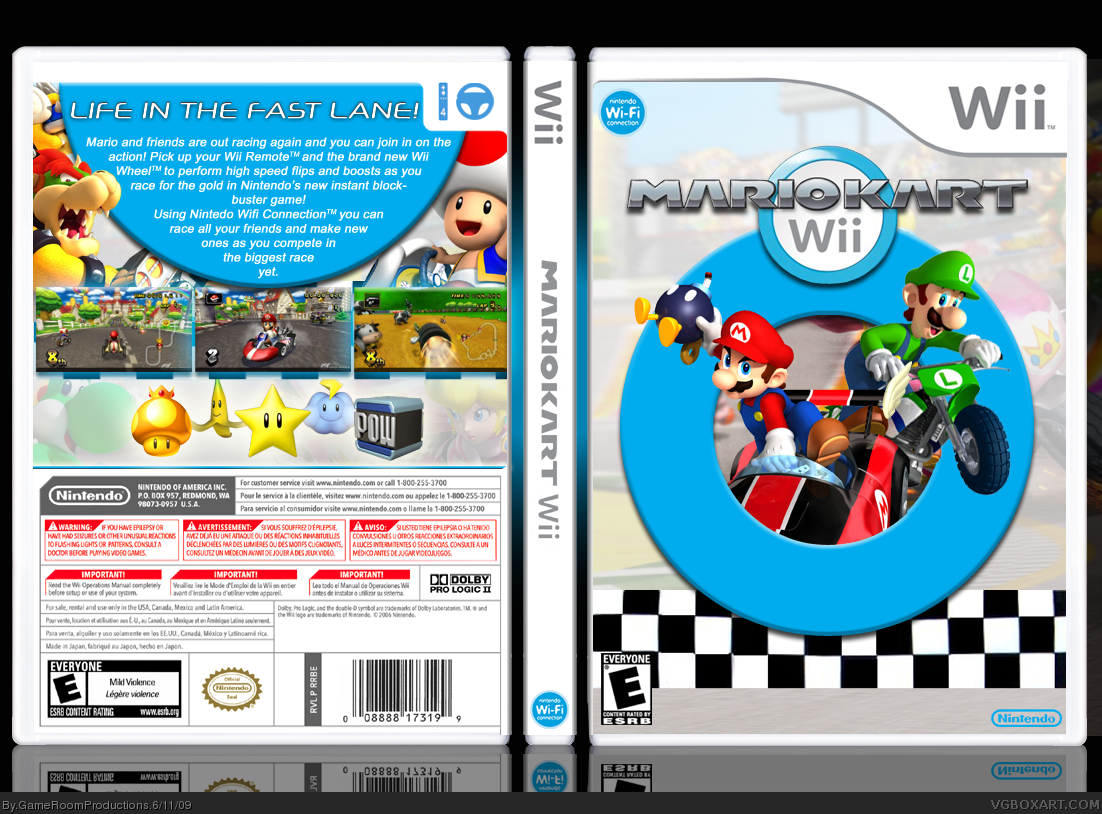 Mario Kart Wii Case